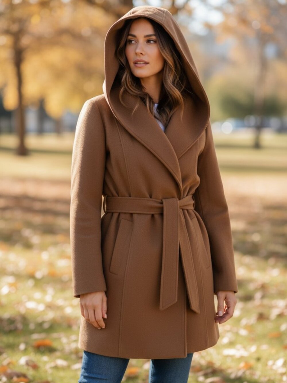 BB Dakota Jacky Hooded Coat S Structured Outerwear
